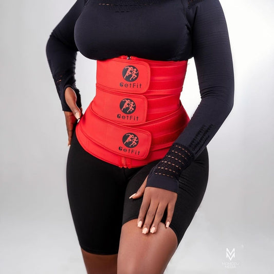 GETFIT RUBY 3 STRAPS DETACHABLE WAIST TRAINER